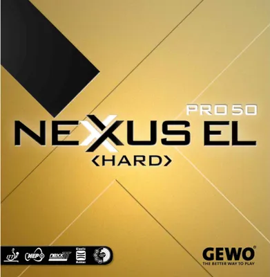 Produktbild von GEWO Tischtennisbelag / Nexxus EL Pro 50 Hard / NEU /