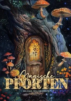 Produktbild von Magische Pforten Malbuch für Erwachsene