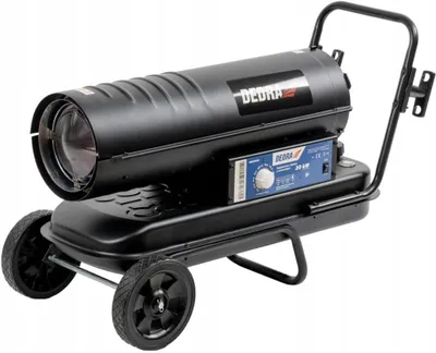 Productafbeelding van Olieverwarmingstoestel 20 kW – Mobiele Diesel Heater met Geïntegreerde Thermostaat en Wielen