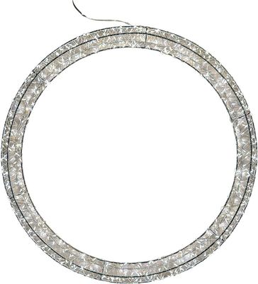 LED Lichtkranz auf Metallgestell 720 LEDs Ø 50 cm Türkranz Deko Kranz Timer
