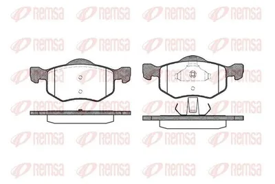 Produktbild von REMSA Bremsbeläge Satz Vorne Bremsklötze für FORD MAVERICK 0802.00