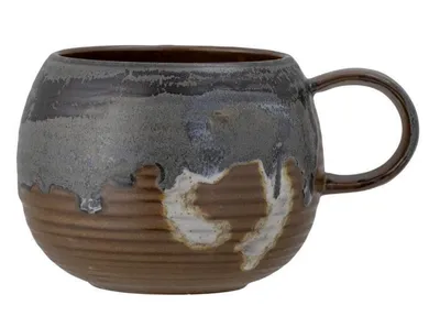 Produktbild von Senna Becher, Braun, Steingut  D11xH8,5