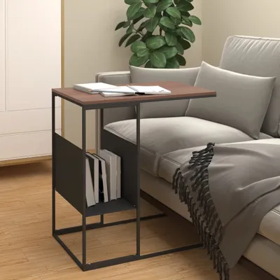 Produktbild von Beistelltisch Schwarz 55x36x59,5 cm Holzwerkstoff , Couchtische Design 2024