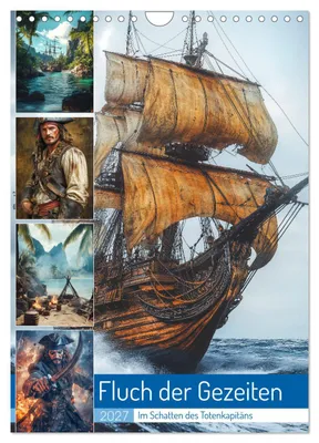 Produktbild von Fluch der Gezeiten (Wandkalender 2027 DIN A4 hoch), CALVENDO Monatskalender