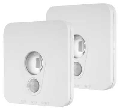 Immagine prodotto di 2 luci da incasso con sensore di movimento - 50 lumen, dimmerabili, colore bianco