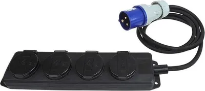 Productafbeelding van CEE 4-voudige Schuko-stopcontact, 1,5 meter