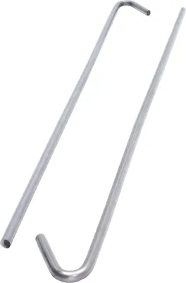 Produktbild von PROTEKTOR Abhängedraht mit Haken für Abhänger Trockenbau 100 Stück, 250mm Silber Zubehör Deckenprofile,  Germany