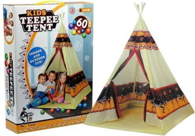 Obrázek produktu pro Stan Tepee 155 cm + 60 míčků