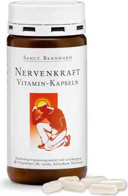Produktbild von Sanct Bernhard Nervenkraft Vitamin- Kapseln 180 Kapseln