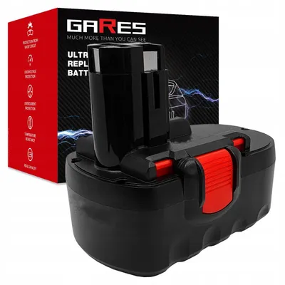 Obrázok produktu pre GARES Akumulátor Batéria pre Bosch O-PACK PSR 2607335277 2607335266 2607335278 | 18 V 3Ah | Zosilnená séria High-Performance | Vysoký výkon | Gares