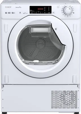 Obrázek produktu pro Candy BCTD H7A2TE-S, Vestavěné, Přední plnění, Tepelné čerpadlo, Knoflíky, Otočné, Levý, Bílá