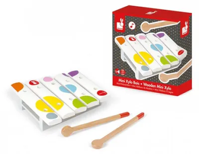 Image de Janod Xylophone en bois confetti