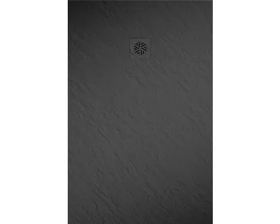 Produktbild von Jungborn Duschwanne CENTO 140 x 90 x 2,6 cm schwarz matt