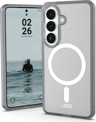 Produktbild von Urban Armor Gear Dot, Cover, Samsung, Galaxy S26, 16 cm (6.3"), Asche, Transparent