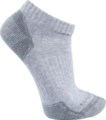 Produktbild von Carhartt SL6003M Midweight Baumwolle Blend Low Cut Sock 3 Pair  Grey XL