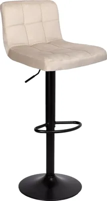 Zdjęcie produktu dla Hoker Barowy Arako Black Beżowy Velvet