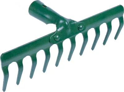 Immagine prodotto di Rastrello polacco a 10 denti in metallo rivettato