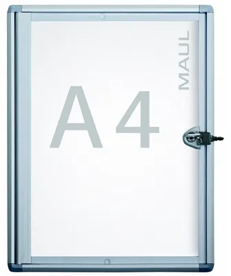 Produktbild von MAUL Schaukasten MAULextraslim Hochformat 1 x A4 Aluminium 3.1 x 27 x 35.1 cm silber