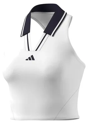 Image de ADIDAS Crop Tank Pro 2026, débardeur pour femmes, blanc, taille S