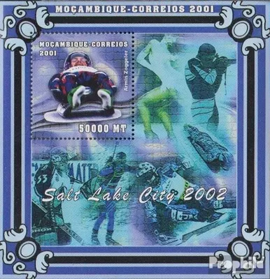 Produktbild von Briefmarken Mosambik 2001 Mi Block90 postfrisch Olympische Winterspiele 2002