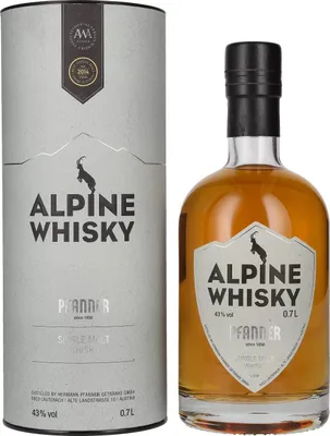 Produktbild von Pfanner Alpine Single Malt Whisky 43% Vol. 0,7l in Geschenkbox