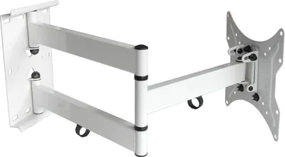 Produktbild von TV Wandhalterung für 16-55 Zoll LED LCD OLED Fernseher - Ausziehbar Schwenkbar Neigbar - VESA 100 200 weiß Modell: L22W