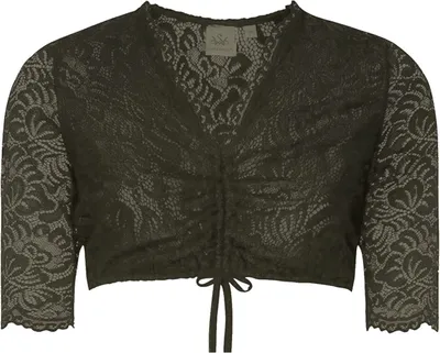 Produktbild von Ansbach Dirndlbluse Trachtenbluse Trachtenmode, Farbe:Oliv, Größe:36/S