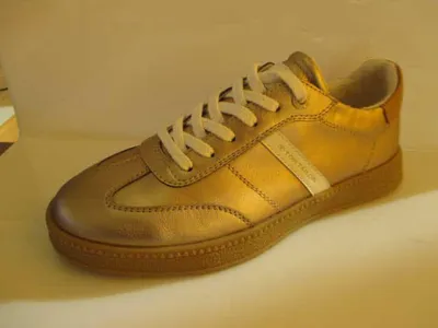 Produktbild von Tom Tailor 9590150001_36, Weiblich, Erwachsener, Modische Sneakers, Gold, Tunnelzugverschluss, Thermoplastischer Gummi (TPR)