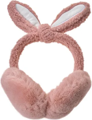 Produktbild von Juleeze JZCEW0029P – Flauschige Ohrenschützer für Kinder, rosa, Einheitsgröße