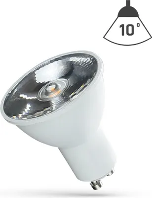 Imagen del producto de 3 x Spectrum LED Leuchtmittel Reflektor 6W = 30W GU10 480lm 840 neutralweiß 4000K Spot 10°