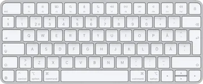Produktbild von Apple Magic Tastatur Universal USB + Bluetooth QWERTY Finnisch, Schwedisch Weiß