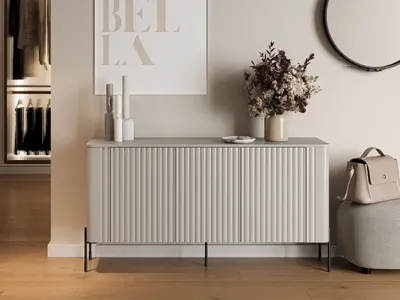 Immagine prodotto di Cassettiera con ante CALERA - cashmere
