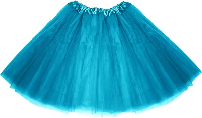 Produktbild von Oblique Unique Tutu Tütü Damen Rock türkis Tüllrock Unterrock Kostüm Accessoire für Fasching Karneval 60 cm - 116 cm