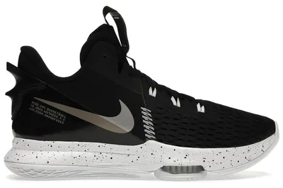 Productafbeelding van Nike LeBron Witness 5, zwart met metallic zilver - EU 41