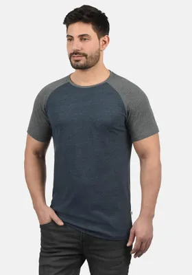Produktbild von SOLID SDBastian Herren T-Shirt Kurzarm Shirt mit Rundhals-Ausschnitt Baumwollmischung Regular fit