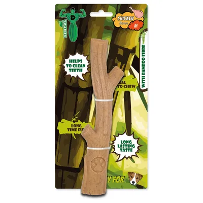 Produktbild von MR.DENTAL Kauspielzeug Bambusstock Huhn M