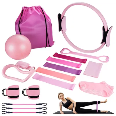 Image de Ensemble de Pilates de 18 pièces pour entraînement à domicile