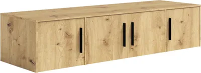 Productafbeelding van Modena Opbergkast 197,6 cm – Grote opbergkast met 4 deuren, een extra opbergoplossing voor slaapkamer, hal en kleedkamer (Ambachtseik)