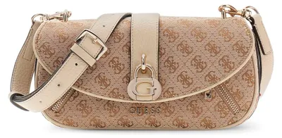 Image de Guess Sac Bandoulière Jessa Girlfriend Sat Latte Logo