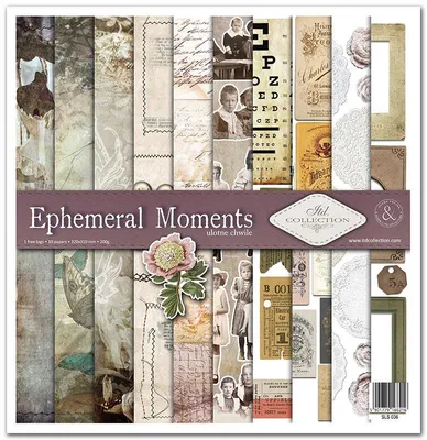 Produktbild von Scrapbooking-Papier Set 30×30 cm – SLS-036 Ephemeral Moments – ITD Collection