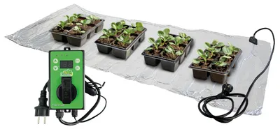 Produktbild von BioGreen Heizmatte "Sahara" für Pflanzen in verschiedene Größen - gleichmäßige Wärmeverteilung - spritzwasserdicht