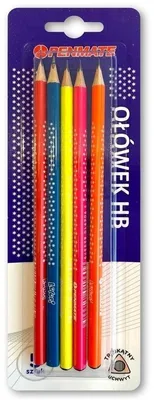 Productafbeelding van Driehoekige potlood met gum, sterrenmotief, HB, 5 stuks