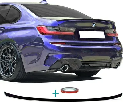 Produktbild von Sport-Performance Heckspoiler Hecklippe Schwarz Matt passend für BMW G20 2019>