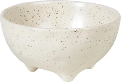 Produktbild von Broste Copenhagen Copenhagen NORDIC VANILLA Schale L mit Füßen 11 cm