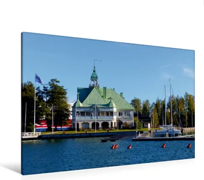 Produktbild von Calvendo Textil-Leinwand 120 cm x 80 cm quer Ein Motiv aus dem Kalender Finnland - Durch Seenlandschaften zum Polarkreis, Stephan Angelika; 7405338
