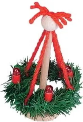 Produktbild von Adventskranz für Puppenhaus mit LED Beleuchtung
