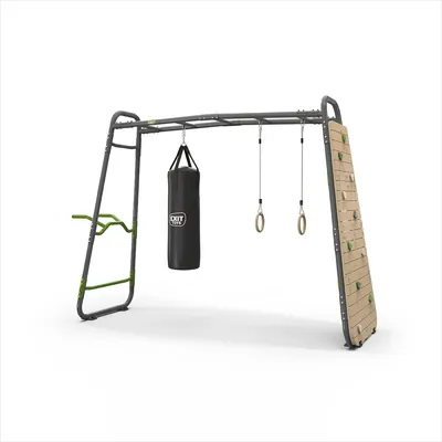 Produktbild von EXIT GetSet Monkeybar MB220, Monkey Bar Klettergerüst für Draußen, Spielgerät für Kinder, Grau