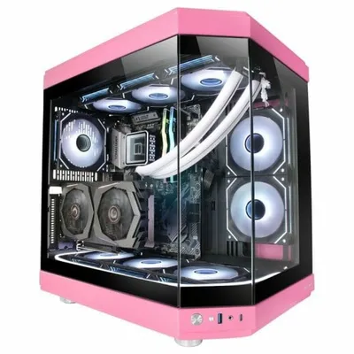 Zdjęcie produktu dla Mars Gaming MC-3T, Midi Tower, PC, Różowy, ATX, micro ATX, Mini-ITX, Gaming, 18,5 cm