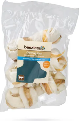 Produktbild von Beeztees Kauknoten Lachs 6 x 3 Stück / Sparpaket