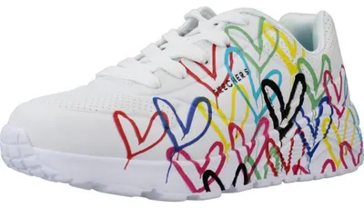 Produktbild von Skechers Uno Lite Spread The Love Sneaker Weiß